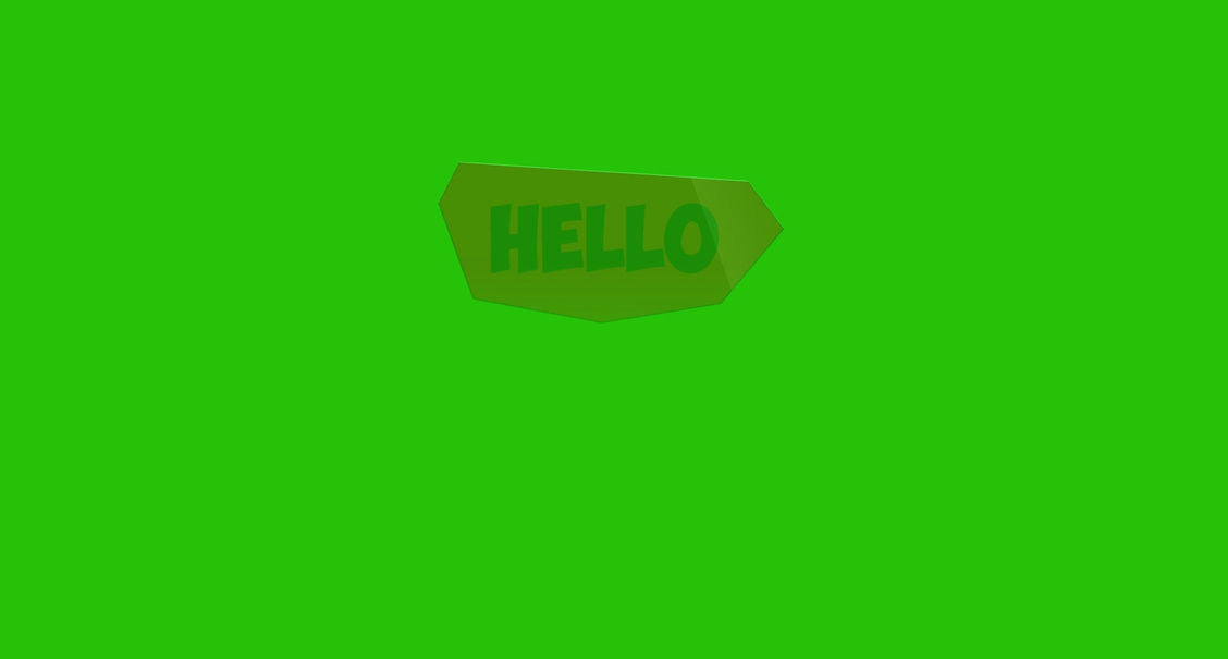 Green Screen Hello